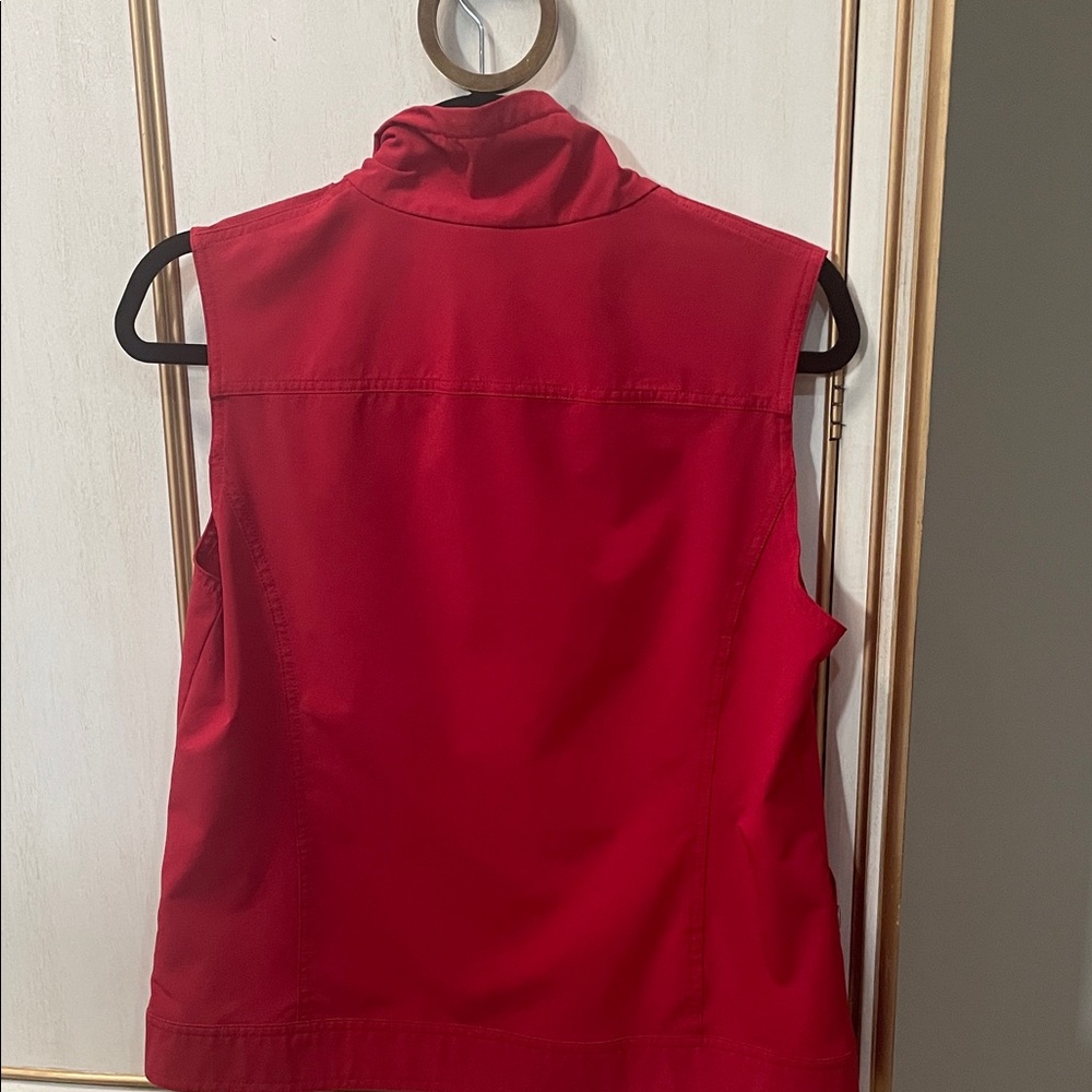 Chico's Vibrant Red Zenergy Vest - Picture 6 of 11